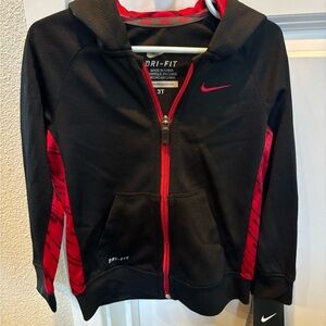 Nike Little Boys Dri fit zipper hoodie